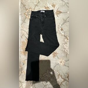 Women’s Madewell brand, Cali, Demi, boot cut Black Jeans